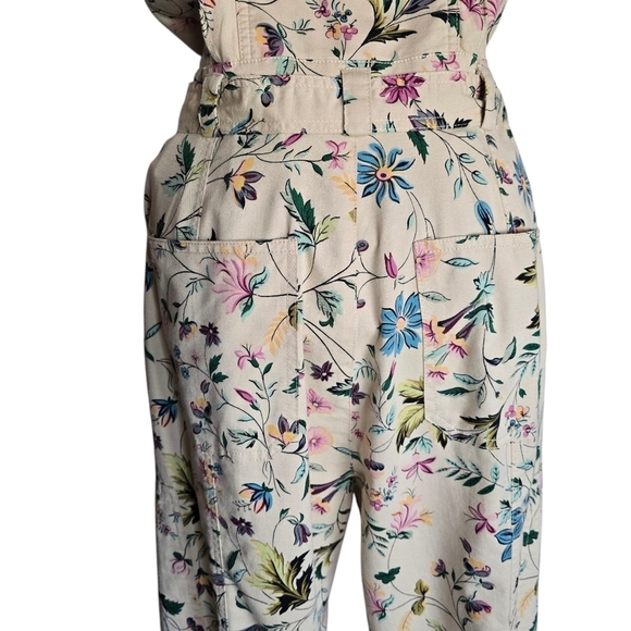 Anthropologie Violet Ruffled Utility Jumpsuit, Size 4 - Picture 11 of 15